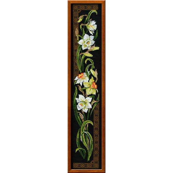 Набор для вышивания РИОЛИС арт.842 Нарциссы 20х92 см