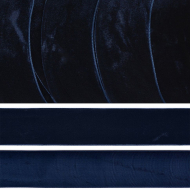 Лента бархатная арт.TBY.LB3854 нейлон шир.38мм цв.т.синий уп.20м