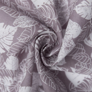 Ткань Батист 70 г/м? 100% хлопок шир.145 см арт.Р.32729.01 цв.01 серый рул.25м