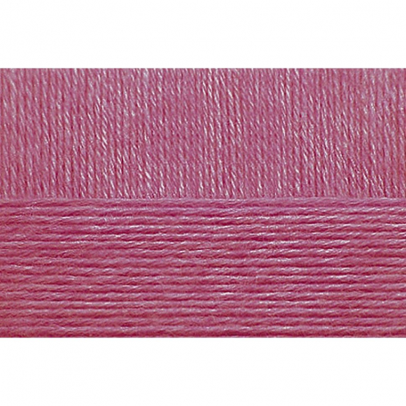 Пряжа для вязания ПЕХ Школьная (100% акрил) 5х50г/150м цв.011 ярк.розовый