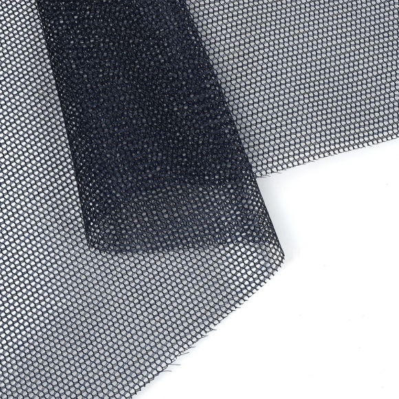 Сетка для пошива бейсболок жесткая арт.TBY-102-2 70г/м? (105г/пог.м) ш.150см цв.синий уп.5м