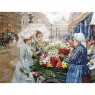 Набор для вышивания PANNA Золотая серия арт. VH-1404 Парижанки 28х38 см