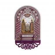 Набор для вышивания бисером НОВА СЛОБОДА арт.ВК1008 Святые Пётр и Февронья 10х13 см