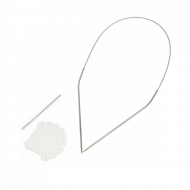 Спицы круговые для вязания на тросиках Maxwell Black арт.40-15 1,5 мм /40 см