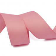 Лента Ideal репсовая в рубчик шир.38мм цв. 158 гряз.розовый уп.27,42м