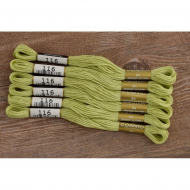 164198_Мулине COSMO однотонный цвет 116