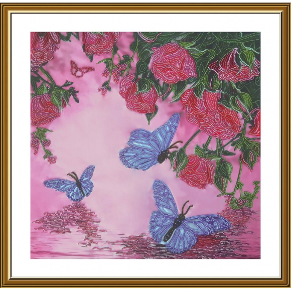 Набор для вышивания бисером НОВА СЛОБОДА арт.ДК3249 Летний дождь 37х37 см Набор для вышивания бисером НОВА СЛОБОДА арт.ДК3249 Летний дождь 37х37 см