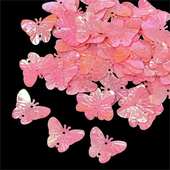 Пайетки россыпью арт.TBY-FLK288 15х20мм цв.029 розовый уп.50г