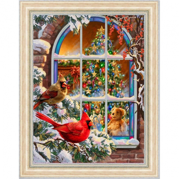 Рисунок на ткани (Бисер) КОНЁК арт. 9478 Новогодний вечер 29х39 см Рисунок на ткани (Бисер) КОНЁК арт. 9478 Новогодний вечер 29х39 см