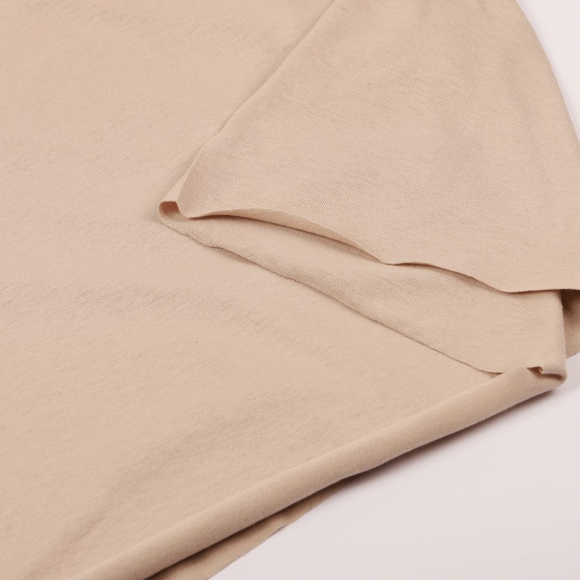 Ткань трикотаж Кулирка хлопок 145г опененд 100+100см какао 15-1309 уп.6м