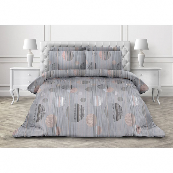 Ткань перкаль Урибарра 110г/м? 100% хлопок шир.220см арт.ТВО-6653-1 цв.серый уп.10м