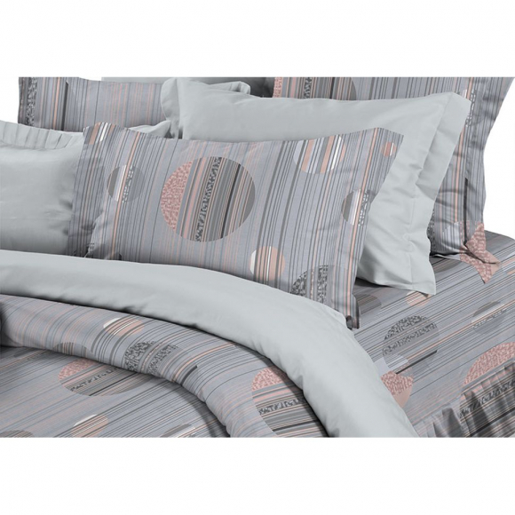 Ткань перкаль Урибарра 110г/м? 100% хлопок шир.220см арт.ТВО-6653-1 цв.серый уп.10м