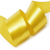 Лента атласная 50мм цв.3023 т.золотой IDEAL уп.27,4 м