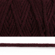 Шнур круглый х/б 08мм с наполнителем цв.0360 виноградный уп.50м