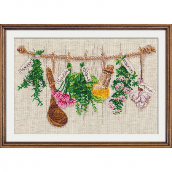 Набор для вышивания ОВЕН арт. 1079 Душистые травы 34х22 см