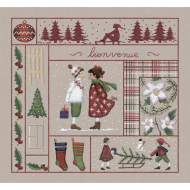 189473_Набор для вышивания:"December" (Декабрь), 22 х 22 см 189473_Набор для вышивания:"December" (Декабрь), 22 х 22 см
