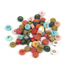 Бусины с английскими буквами ассорти арт. M4H-B010 уп. 50г (360 ± 10 шт)