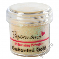 53444_Пудра для тиснения, PAPERMANIA, золотой перламутр 53444_Пудра для тиснения, PAPERMANIA, золотой перламутр