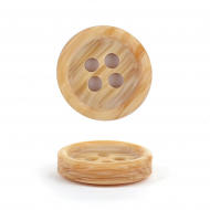 Пуговицы пластик CN 2732 цв.14 бежевый 18L-11мм, 4 прокола, 72 шт