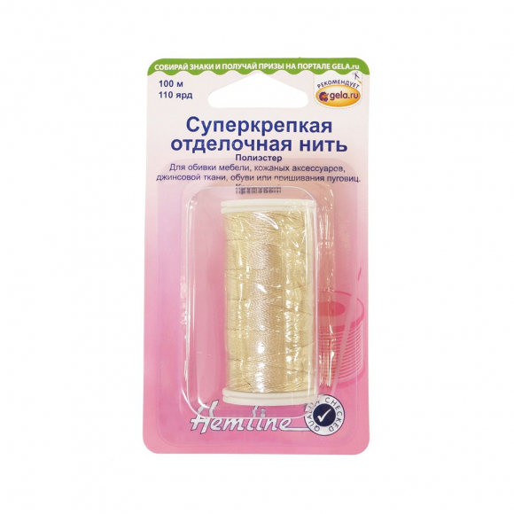 177367_Нить отделочная HEMLINE, 100 м