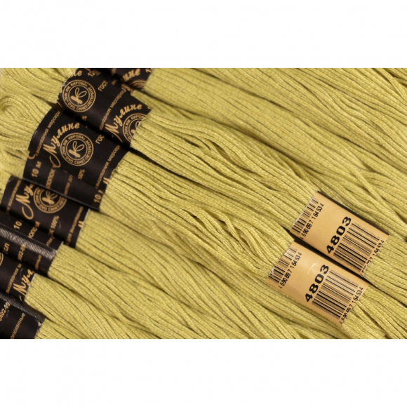 Нитки мулине цв.4803 бежевый 12х10м С-Пб Нитки мулине цв.4803 бежевый 12х10м С-Пб