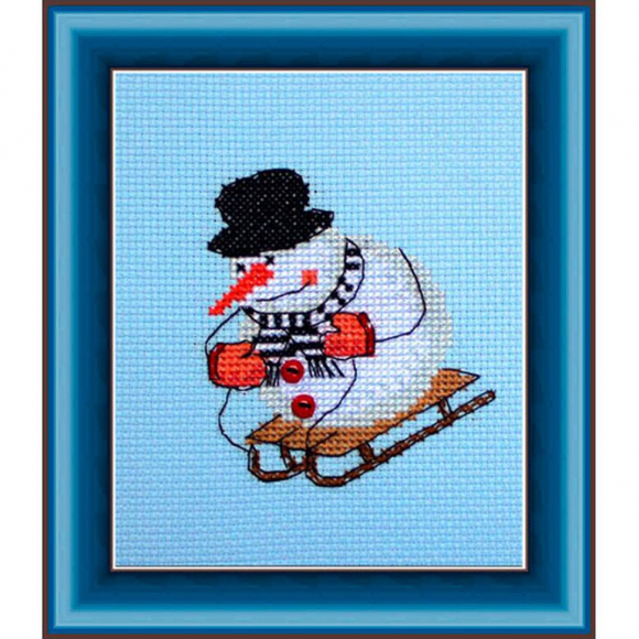 Набор для вышивания NEOCRAFT арт.ПР-15г С горы! 8х8 см