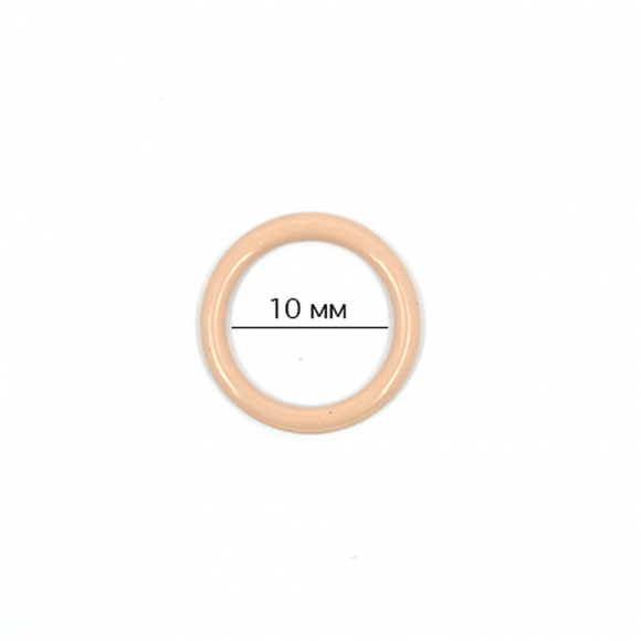 Кольцо для бюстгальтера металл TBY-H13 d10мм, цв.03 бежевый, уп.100шт Кольцо для бюстгальтера металл TBY-H13 d10мм, цв.03 бежевый, уп.100шт