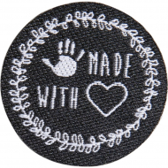 159991_Термоаппликация "Сделано с любовью"