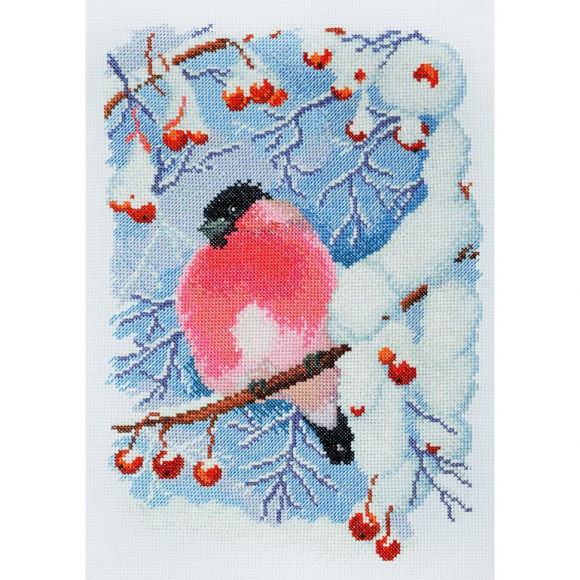 Набор для вышивания МАРЬЯ ИСКУСНИЦА арт.03.011.03 Зимнее кружево, по рисунку О. Цуриной 20х28 см