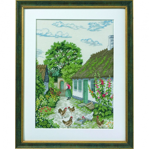 Набор для вышивания EVA ROSENSTAND арт.94-355 Шток-роза 31х41 см