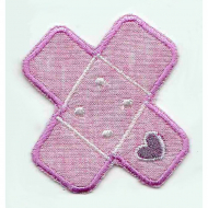 Термоаппликация HKM "Пиратская повязка с сердечком"