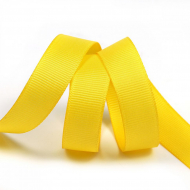 Лента Ideal репсовая в рубчик шир.15мм цв. 645 желтый уп.27,42м