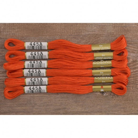 164488_Мулине COSMO однотонный цвет 445 164488_Мулине COSMO однотонный цвет 445