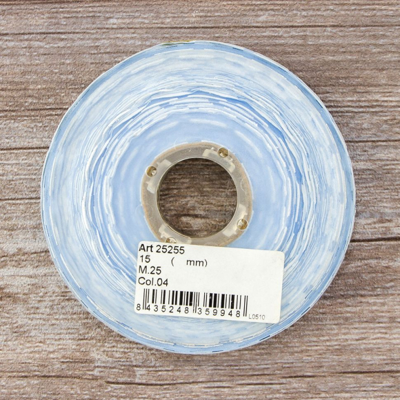 Лента органза с напечатанным рисунком SAFISA, 15 мм, 25 м, цвет 04 Лента органза с напечатанным рисунком SAFISA, 15 мм, 25 м, цвет 04