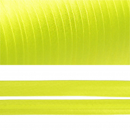 Косая бейка TBY атласная шир.15мм цв.F229 ярк.салатовый уп.132 м