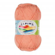 Пряжа ALPINA LOLLIPOP (100% хлопок) 10х50г/175м цв.10 коралловый