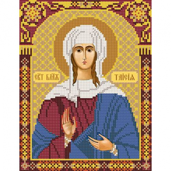 Набор для вышивания бисером НОВА СЛОБОДА арт.С9144 Св.Блаж.Таисия 18х23 см