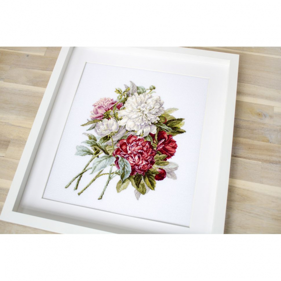 Набор для вышивания LUCA-S арт. B2355 Пионы 22,5х28,5 см