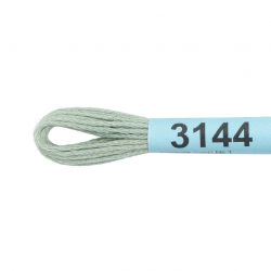 Нитки для вышивания Gamma мулине (3071-3172) 100% хлопок 24 x 8 м цв.3144 бл.серый