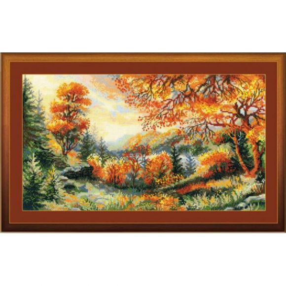 Набор для вышивания РИОЛИС арт.1314 Багряная осень 41х23 см