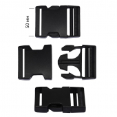 Фастекс пластик TBY.0069 50мм цв.черный уп.100 шт