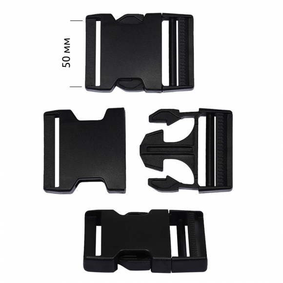 Фастекс пластик TBY.0069 50мм цв.черный уп.100 шт