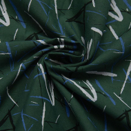 Ткань Батист 90 г/м? 100% хлопок шир.145 см арт.Р.33002.05 цв.05 зеленый рул.25м