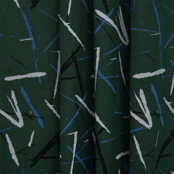 Ткань Батист 90 г/м? 100% хлопок шир.145 см арт.Р.33002.05 цв.05 зеленый рул.25м