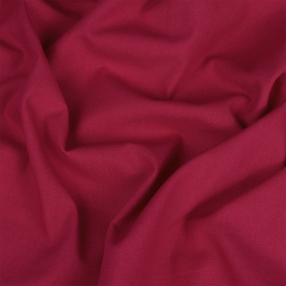 Ткань льняная 200 г/м? лен 25%, хб 25%, вискоза 25%, пэ 25% шир.140 см арт.TBY.Li.1009.14 цв.14 малина рул.20м