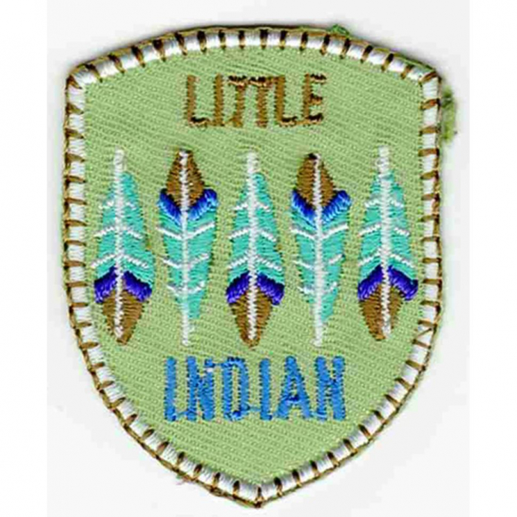 85878_Термоаппликация HKM "Little Indian Button gr?n"