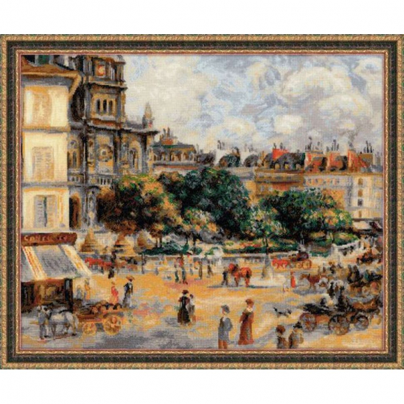 Набор для вышивания РИОЛИС арт.1396 Площадь Троицы,Париж 60х50 см