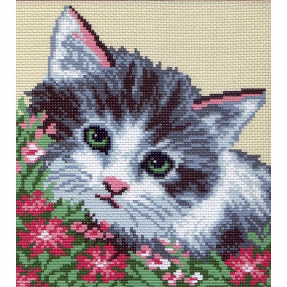 Рисунок на канве МАТРЕНИН ПОСАД арт.28х37 - 0435-1 Мурка