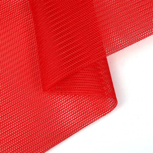 Сетка для пошива бейсболок жесткая арт.TBY-102-3 70г/м? (105г/пог.м) ш.150см цв.красный уп.5м