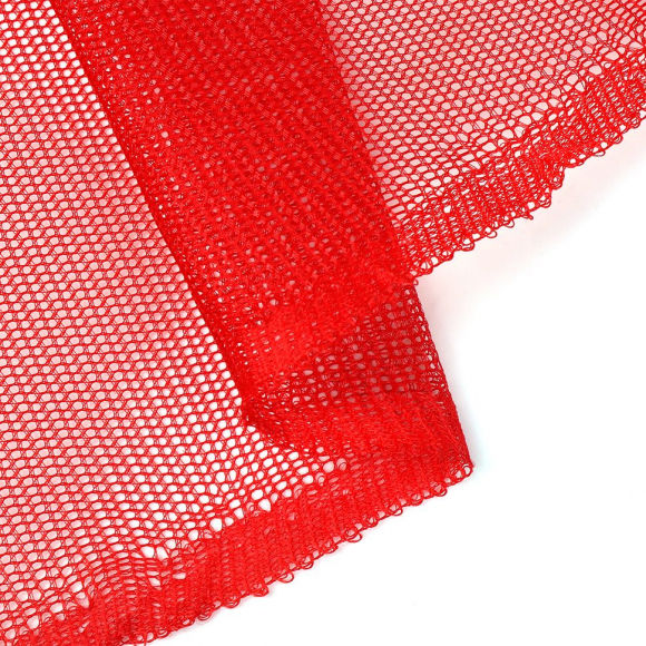 Сетка для пошива бейсболок жесткая арт.TBY-102-3 70г/м? (105г/пог.м) ш.150см цв.красный уп.5м